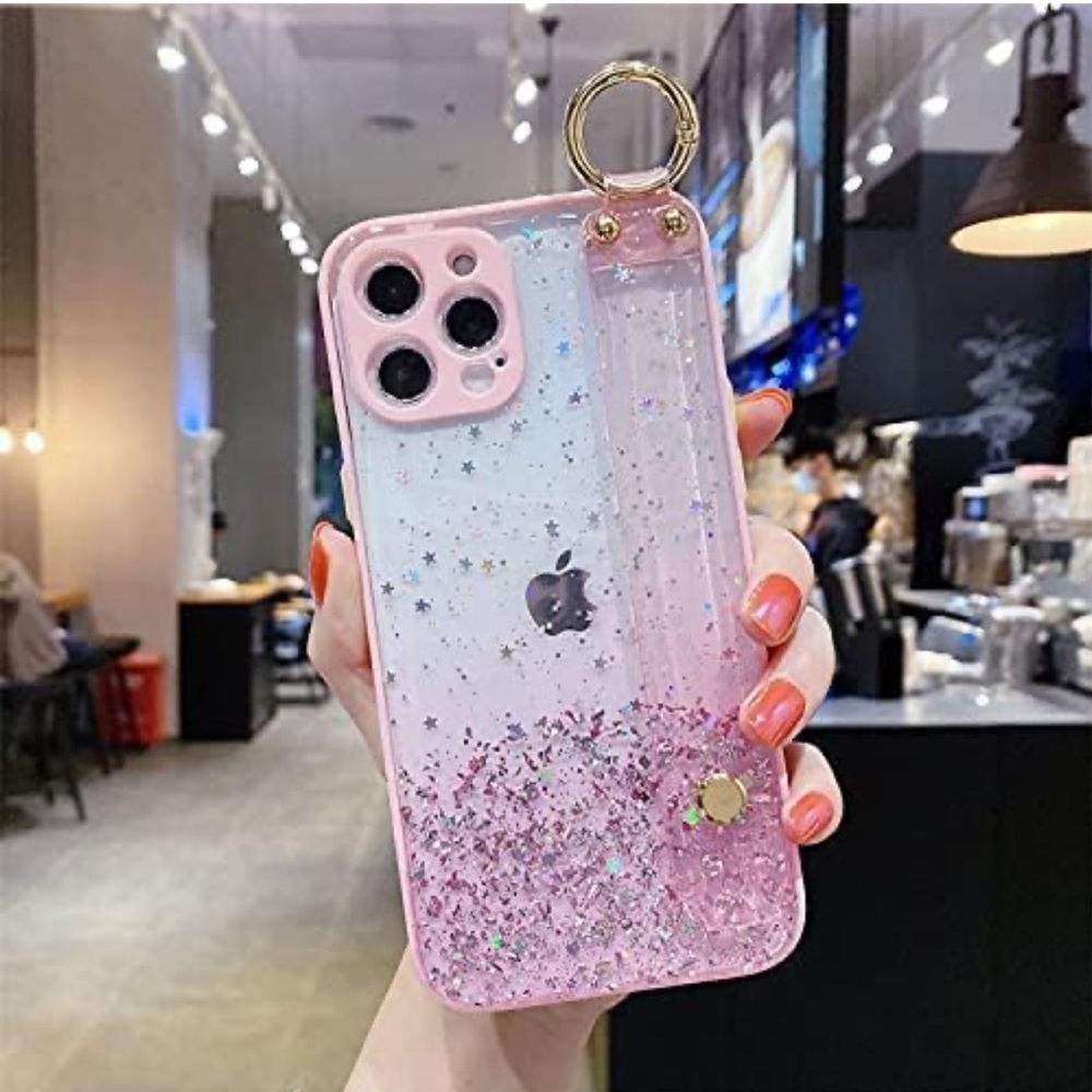 ✨NEW: iPhone 12 Pro Max Phonecase | Pink Phone Case | Glitter Phone Cover✨